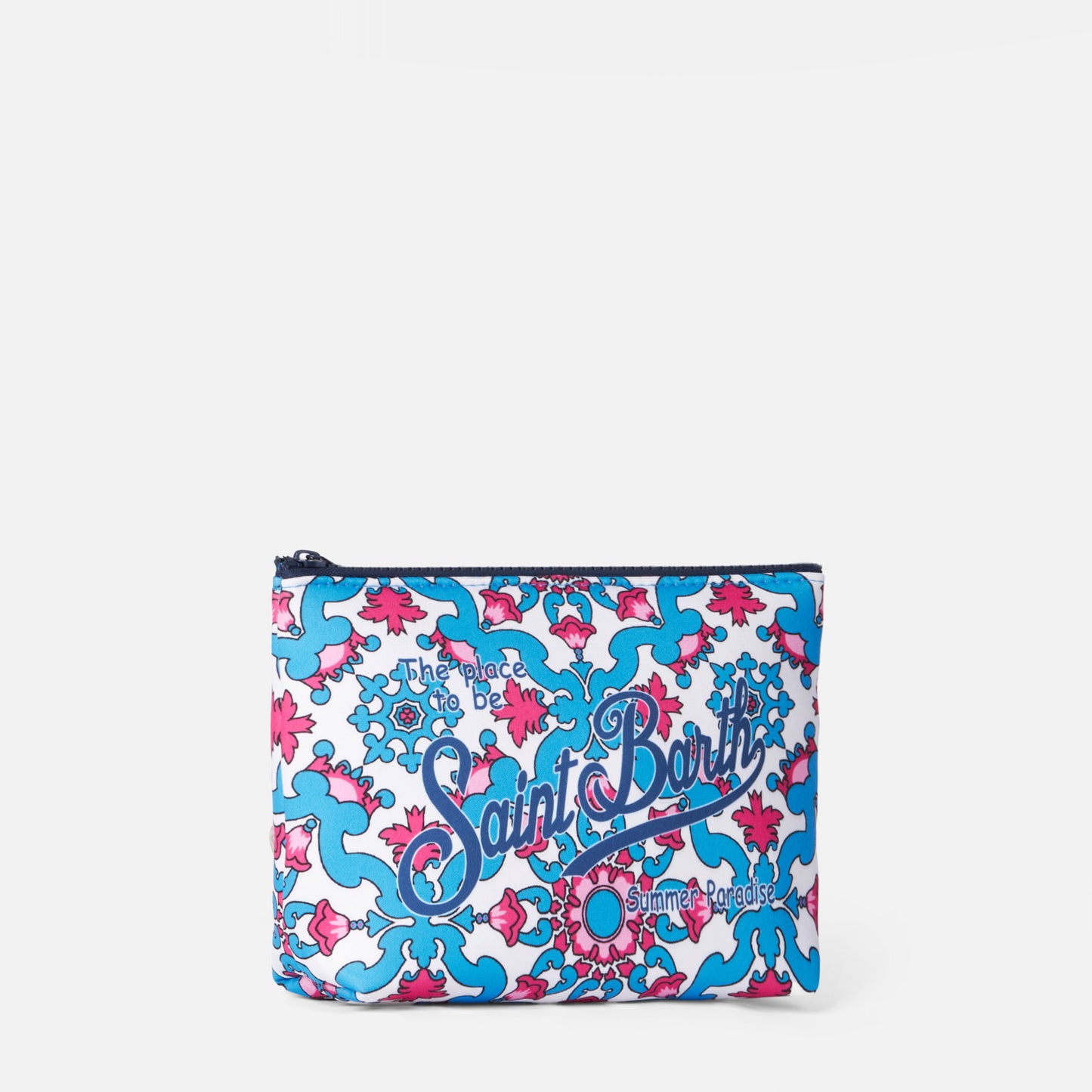 Aline Scuba-Pochette mit Majolika-Print