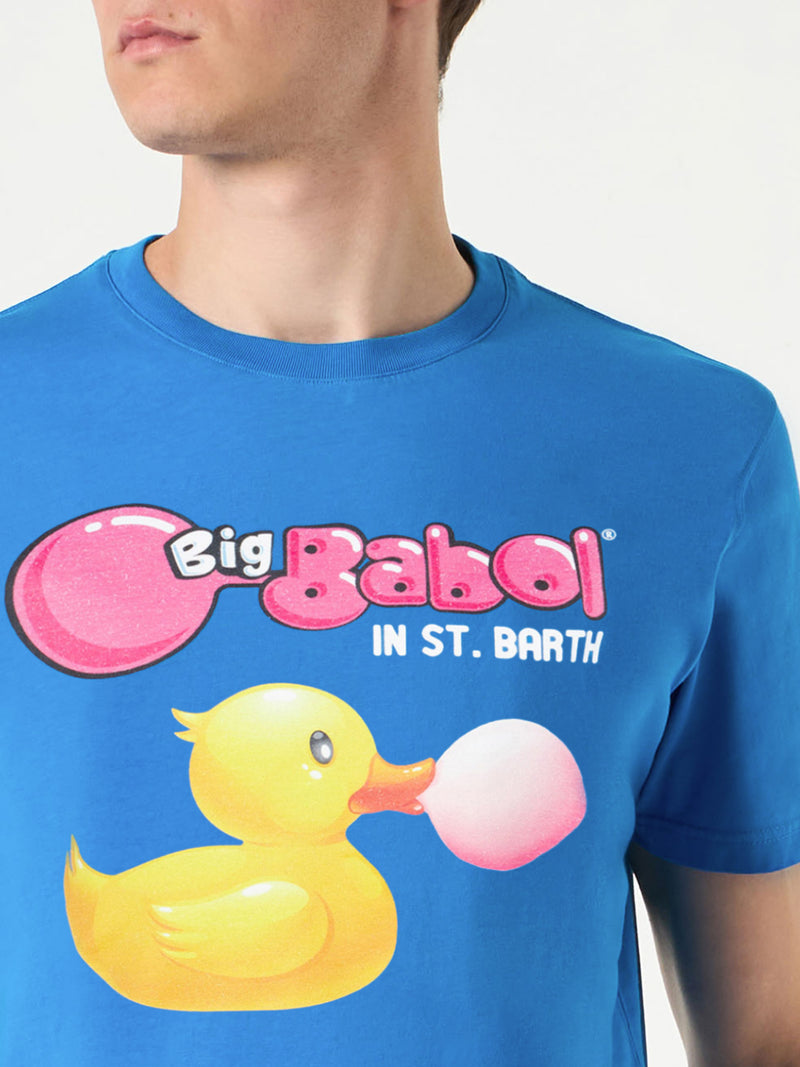 T-shirt da uomo in cotone con stampa papera e Big Babol | BIG BABOL® EDIZIONE SPECIALE