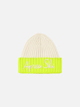 Boy knit beanie with Apres Ski embroidery