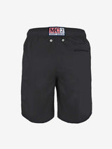 Boardshort tinta unita nero