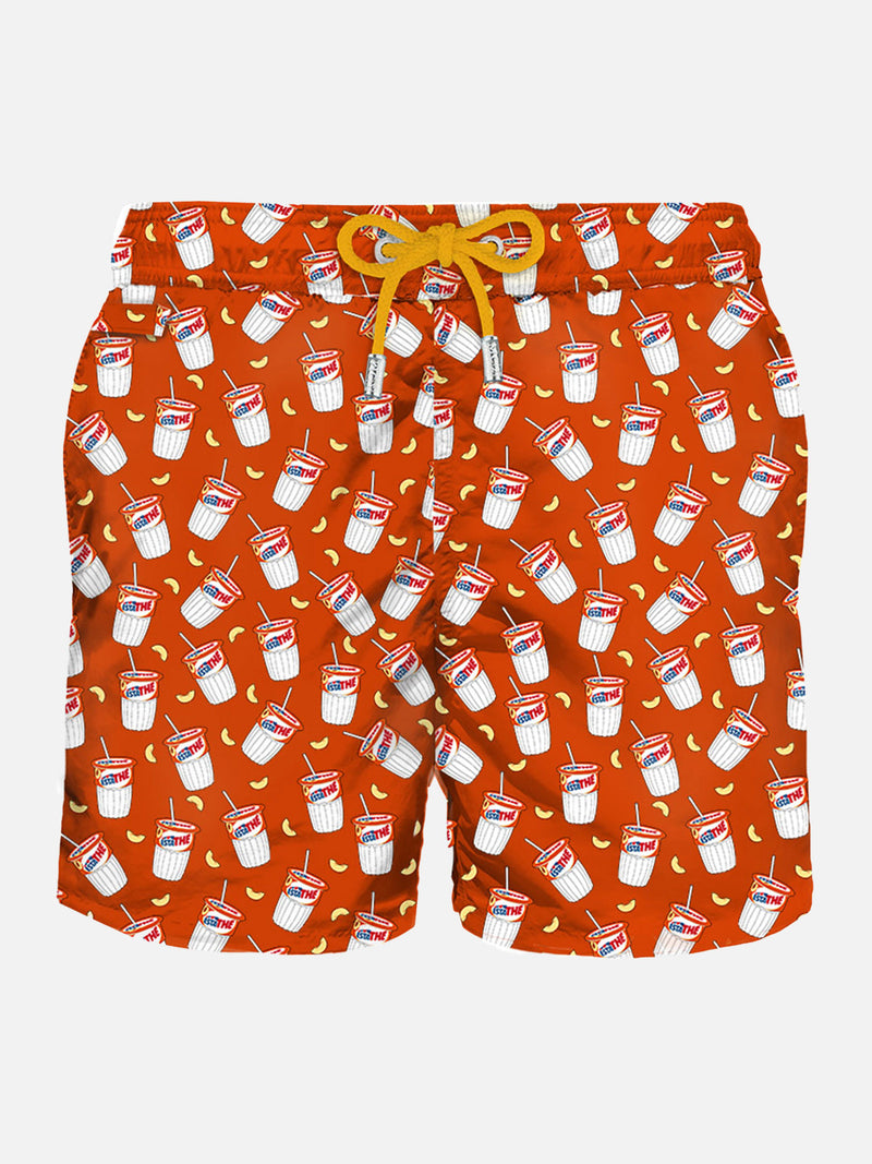 Herren-Badeshorts aus leichtem Stoff mit Estathé-Print | Estathé® Sonderedition