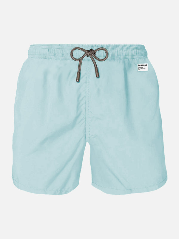 Wassergrüne Badeshorts für Herren | PANTONE™ SONDERAUSGABE