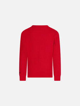 Maglione da bambina girocollo con stampa Snoopy | SNOOPY PEANUTS™ EDIZIONE SPECIALE
