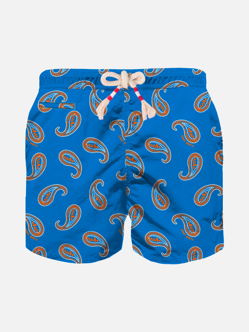 Bluette paisley print boy swim shorts