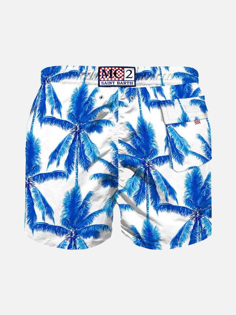 Palms print kid's swimshorts