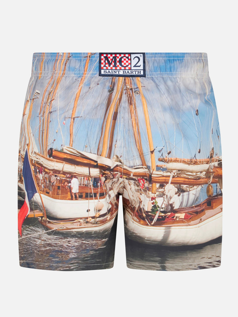 Photographic print swimshorts