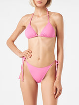 Bikini da donna a triangolo rosa