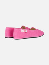 Mocassino pantofola da donna in spugna rosa | MY CHALOM SPECIAL EDITION