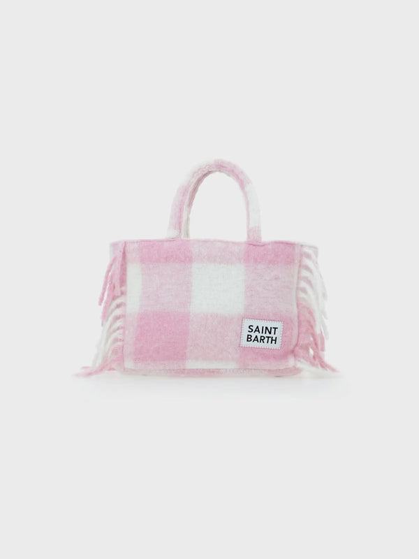 Colette blanket handbag with check print