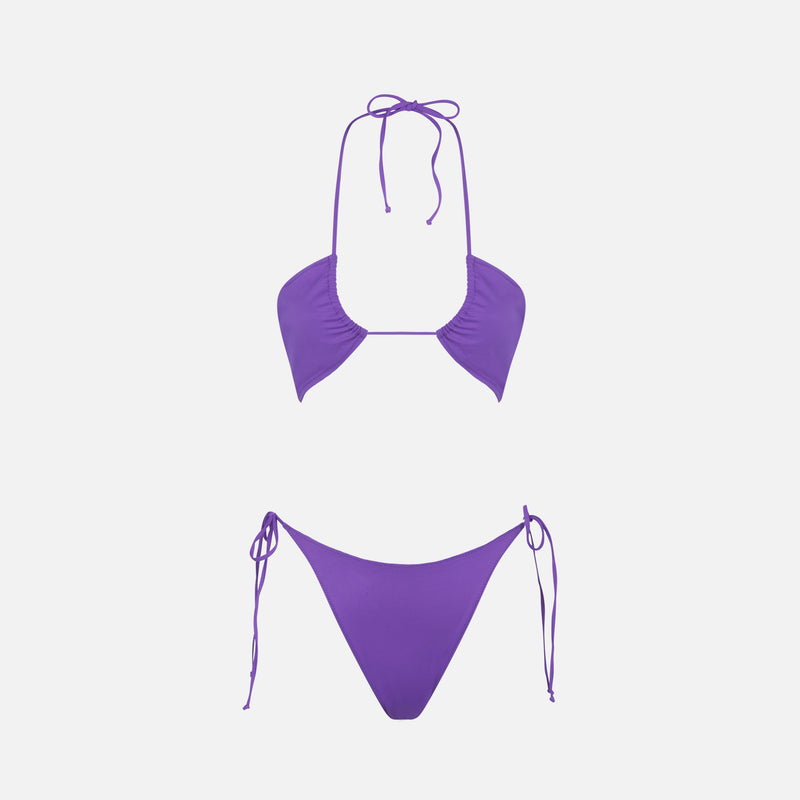 Bikini da donna a fascia viola 