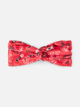 Girl red bandanna hairband