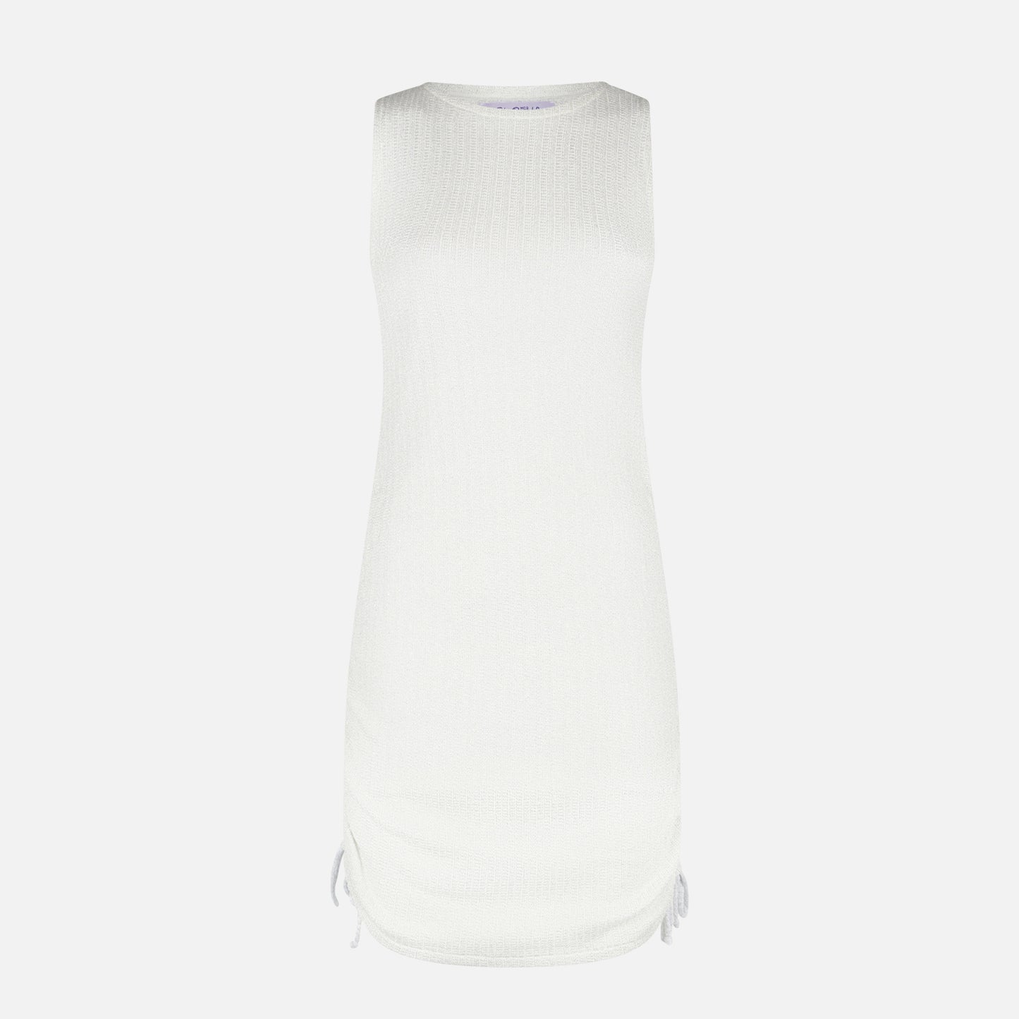 Ribbed sheath dress Jori with drawstring - MC2 Saint Barth