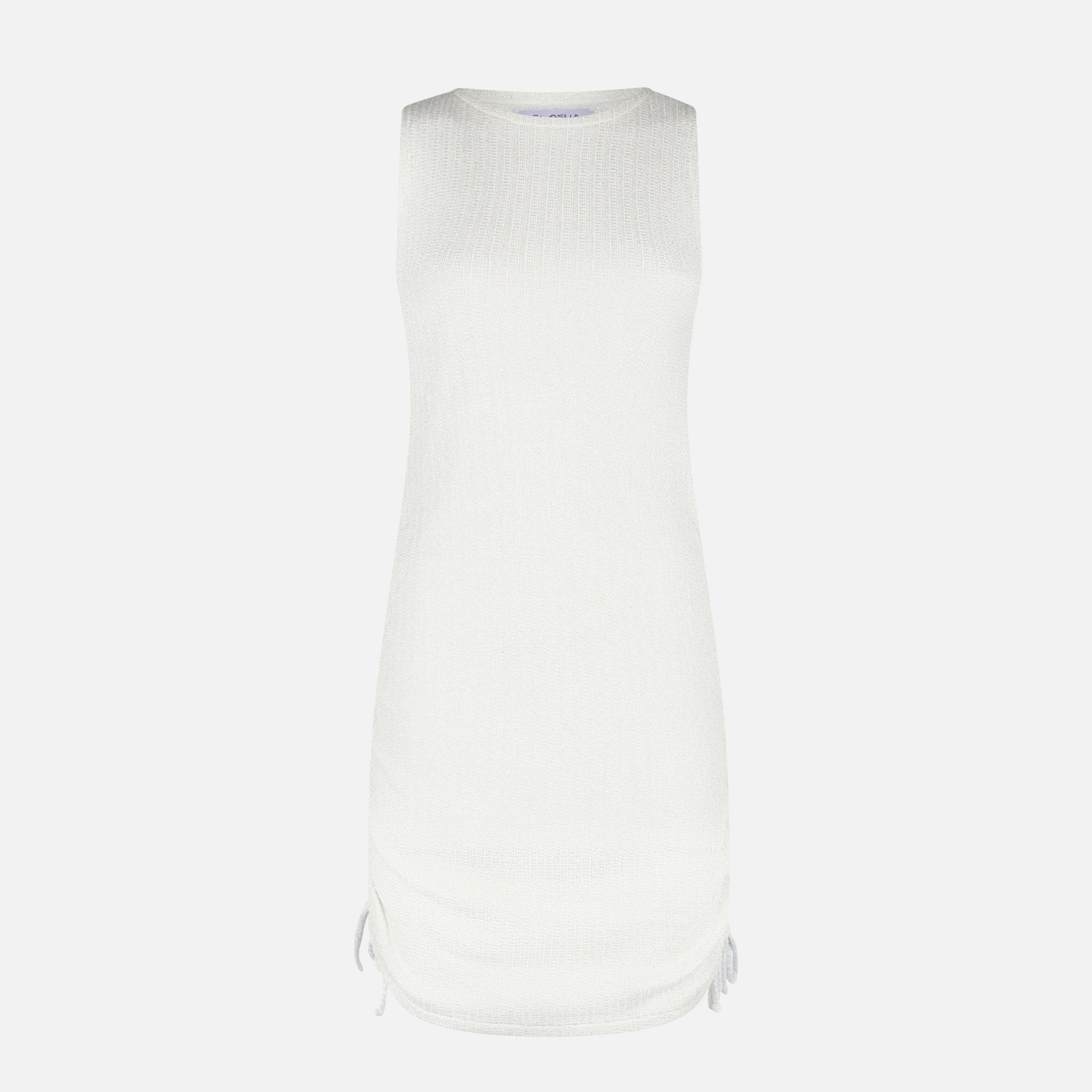 Ribbed sheath dress Jori with drawstring - MC2 Saint Barth