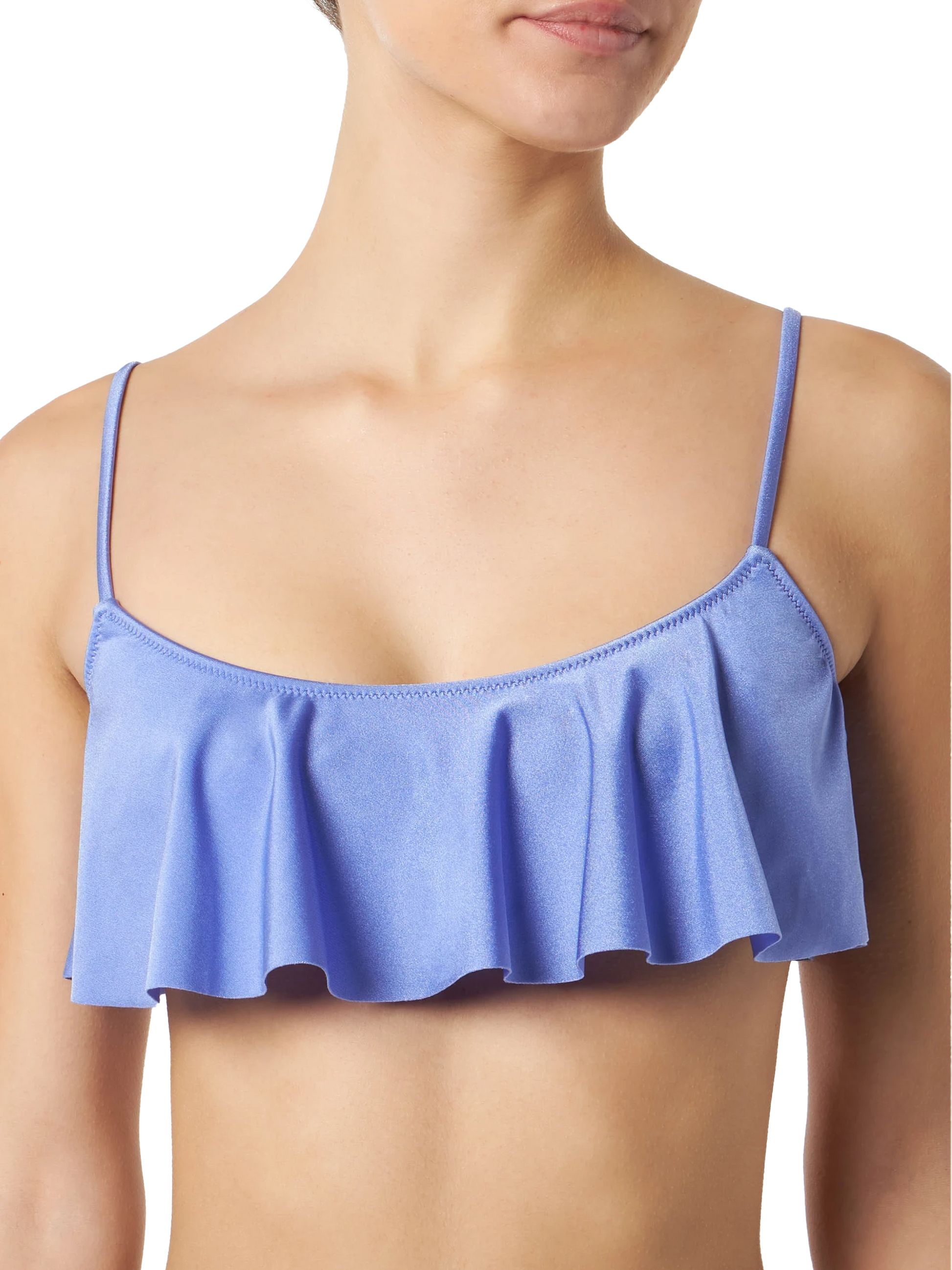 Woman lilac bralette with volant - MC2 Saint Barth