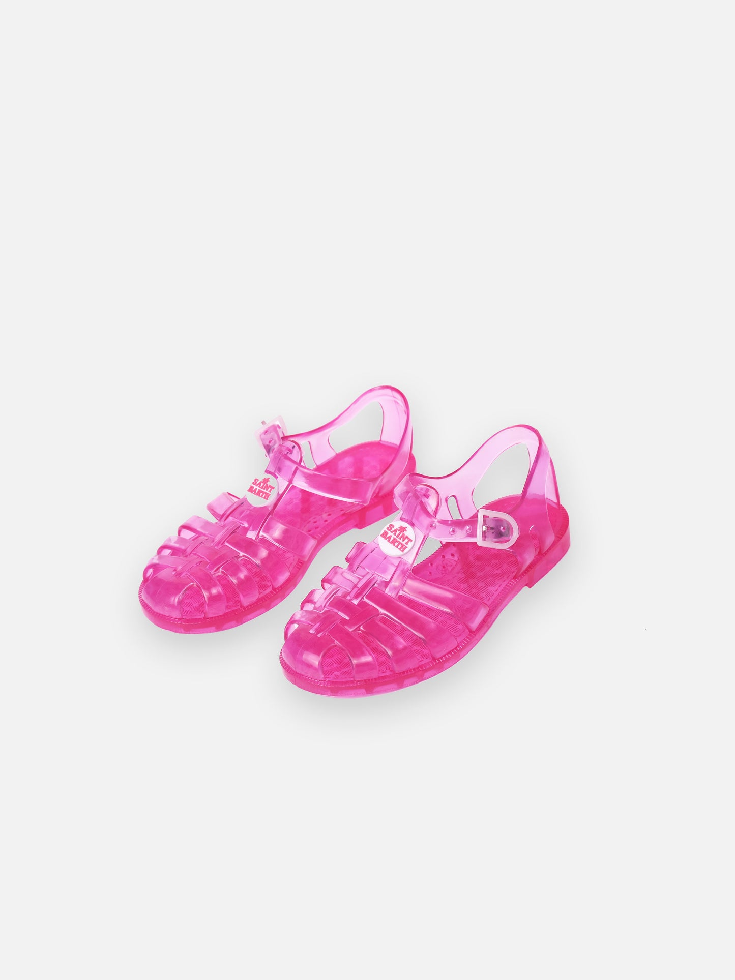Sandali Jelly rosa fluo da bambina