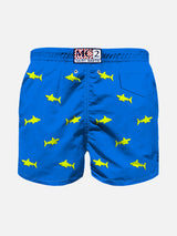 Boy swim shorts with embroidery