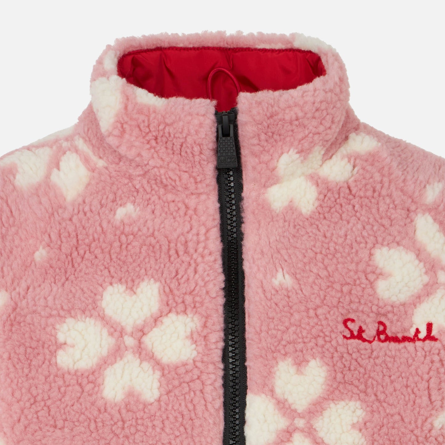 Girl sherpa jacket with Hello Kitty print | HELLO KITTY SPECIAL EDITION
