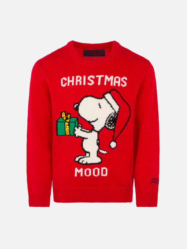 Maglia da bambina con stampa Snoopy Christmas Mood | Edizione speciale Peanuts™