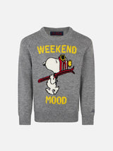 Kinderpullover mit Snoopy Weekend Mood-Print | Peanuts™ Sonderausgabe