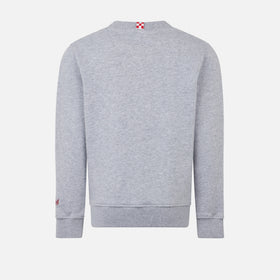 Boy crewneck grey sweatshirt with Spiderman print | MARVEL SPECIAL EDITION - MC2 Saint Barth