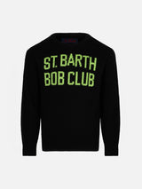 Maglia da bambino stampa St. Barth Bob Club