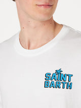 Man cotton t-shirt with St. Barth Happy Days print