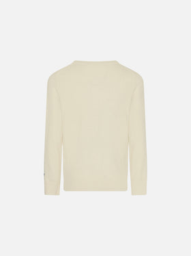 Boy sweater with St. Moritz jacquard