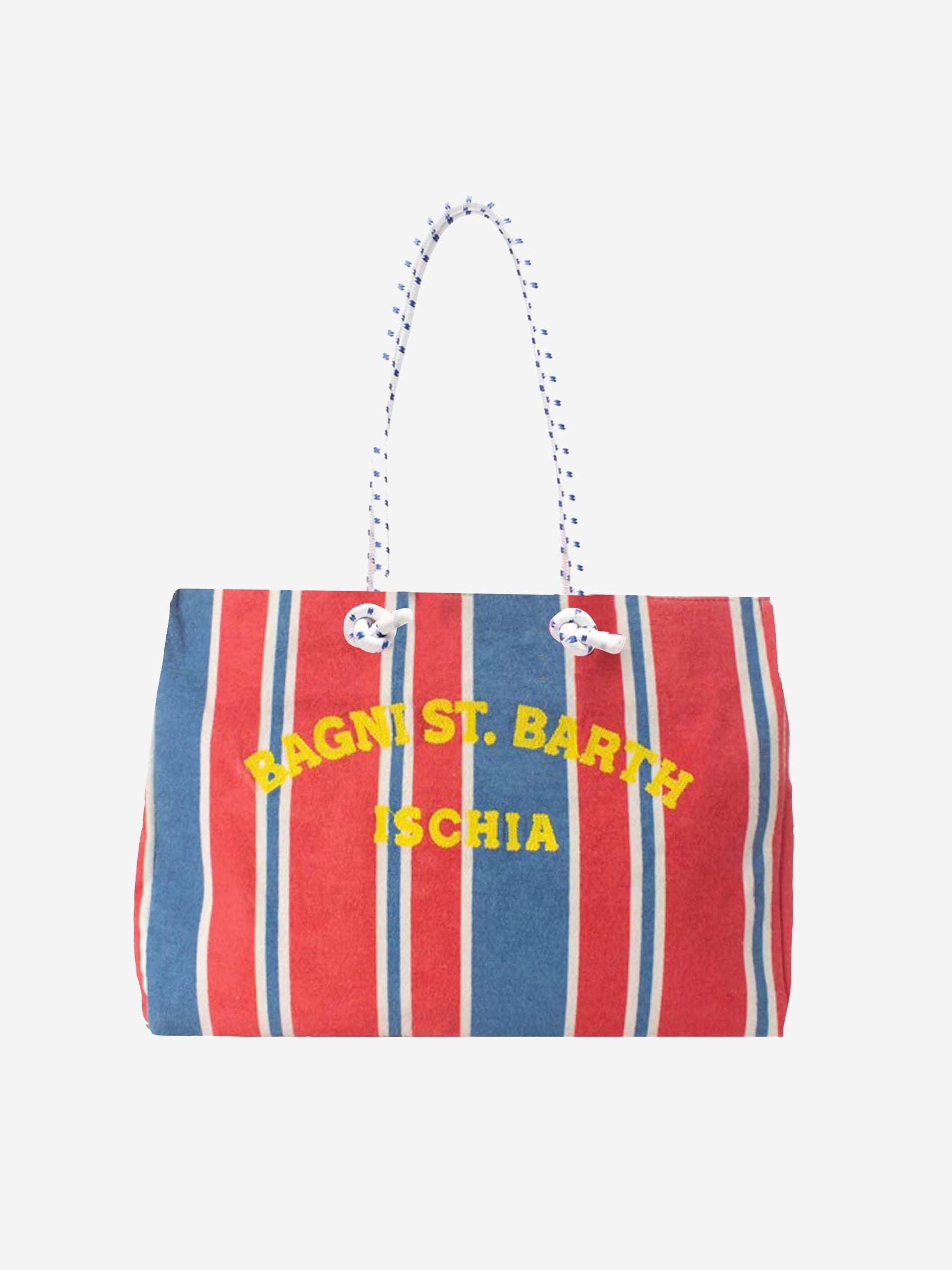 Sponge striped bag with embroidery - MC2 Saint Barth