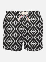 Man swim shorts with ethnic print