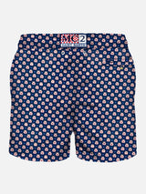 Light fabric man swim shorts pigs print