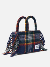 Colette blanket handbag with tartan print