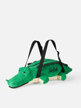 Terry padded duffle bag with alligator shape