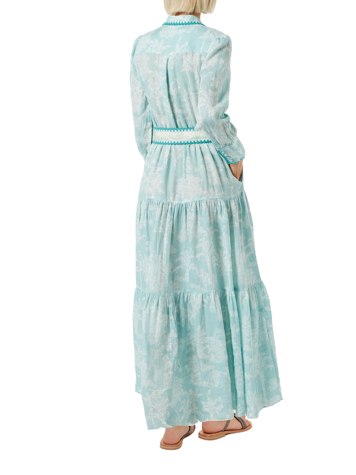 Woman linen long dress