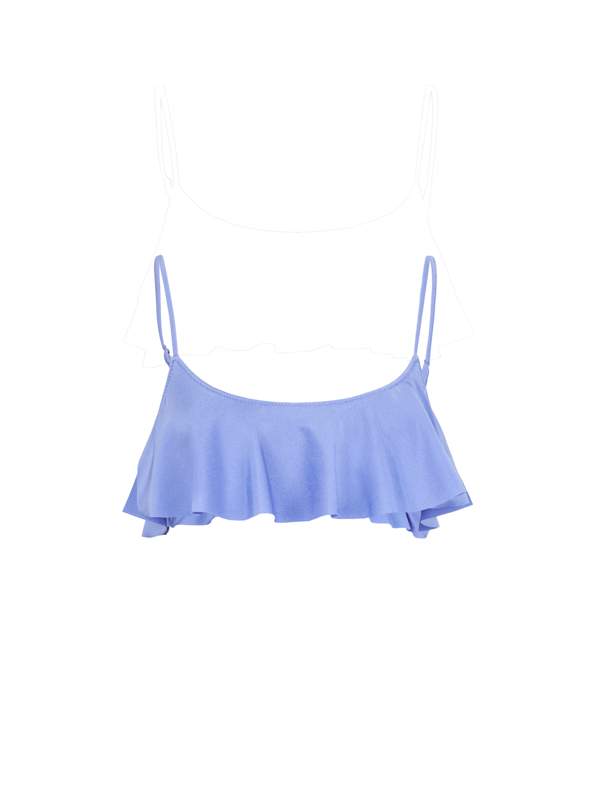 Woman lilac bralette with volant - MC2 Saint Barth
