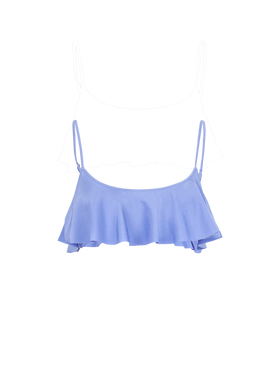 Woman lilac bralette with volant - MC2 Saint Barth