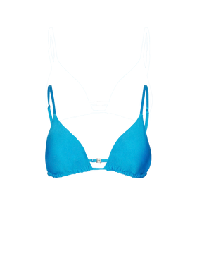 Woman bluette triangle top - MC2 Saint Barth