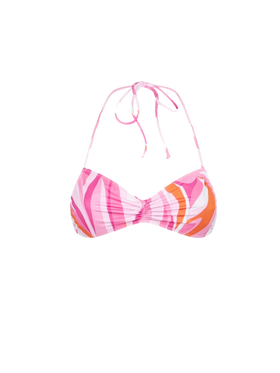 Top a fascia da donna con stampa onde