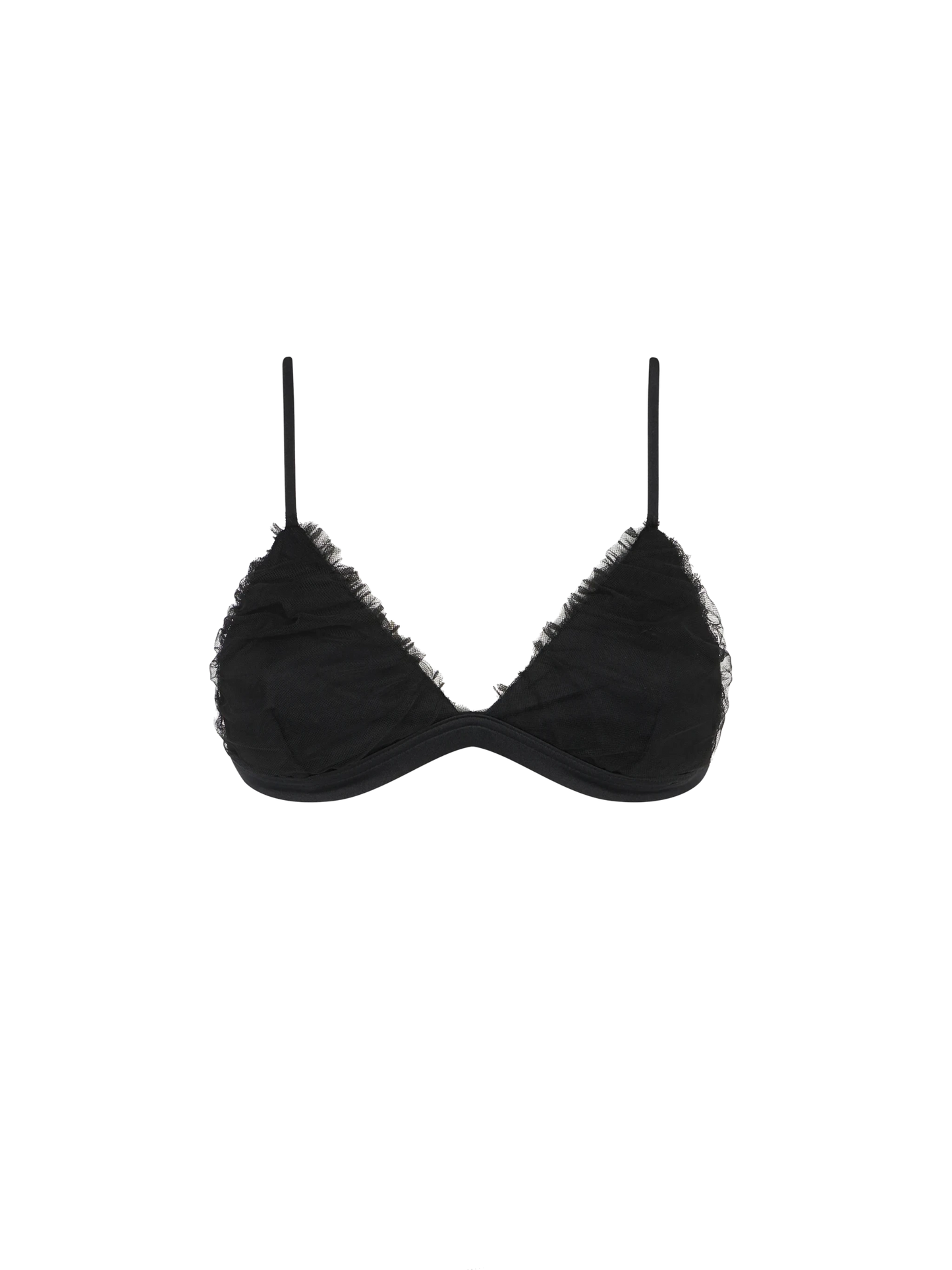 Black tulle triangle top Brooke - MC2 Saint Barth