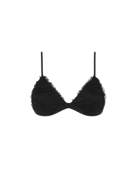 Black tulle triangle top Brooke - MC2 Saint Barth