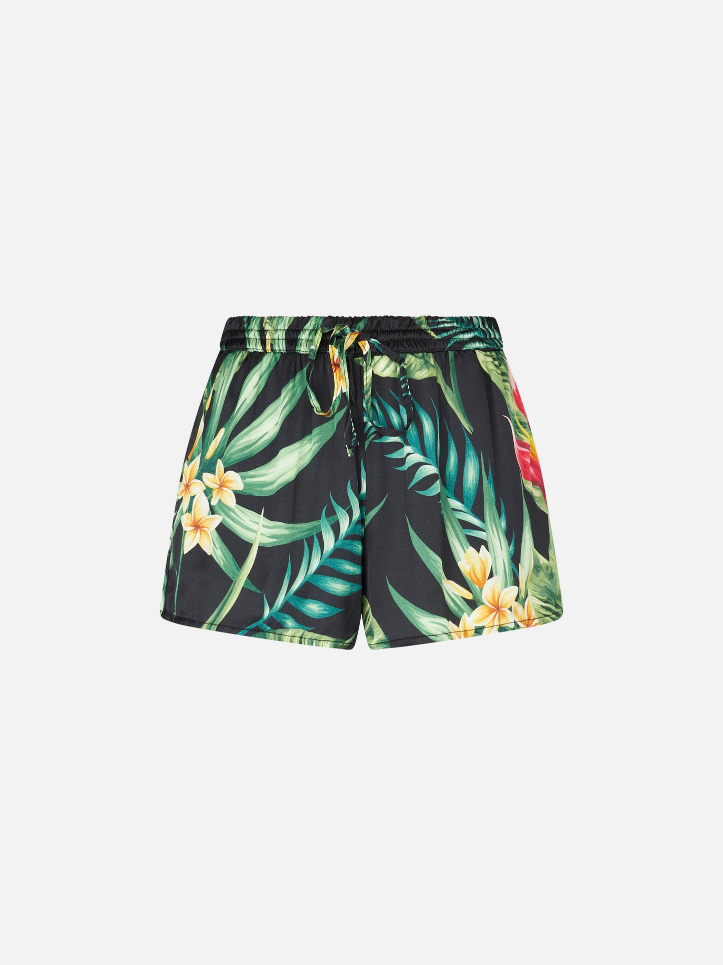 Pantaloncini da donna stampa tropicale