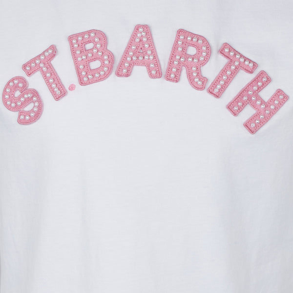 Girl t-shirt with St. Barth patches