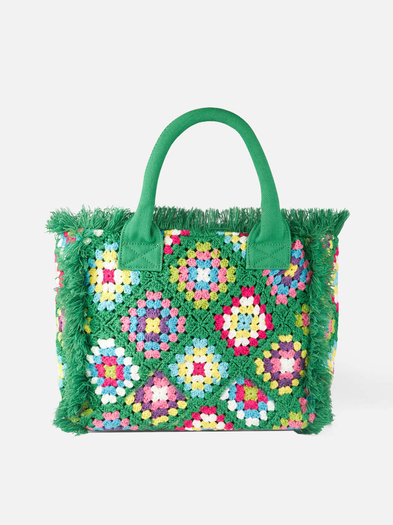 Vanity crochet shoulder bag