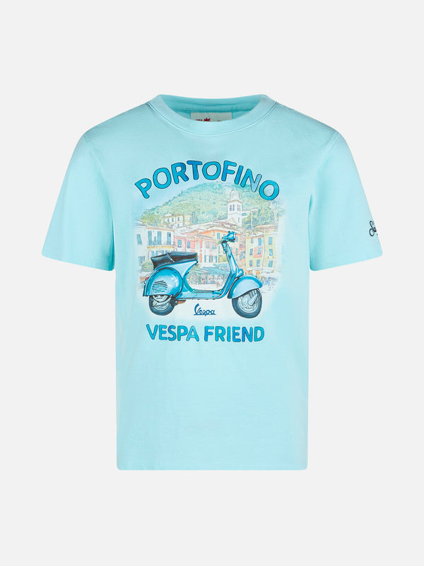 Baumwoll-T-Shirt für Jungen mit Portofino-Vespa-Freund | Vespa® Sonderedition