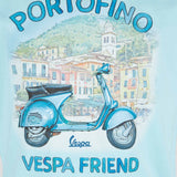 Baumwoll-T-Shirt für Jungen mit Portofino-Vespa-Freund | Vespa® Sonderedition