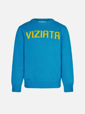 Viziata print girl sweater