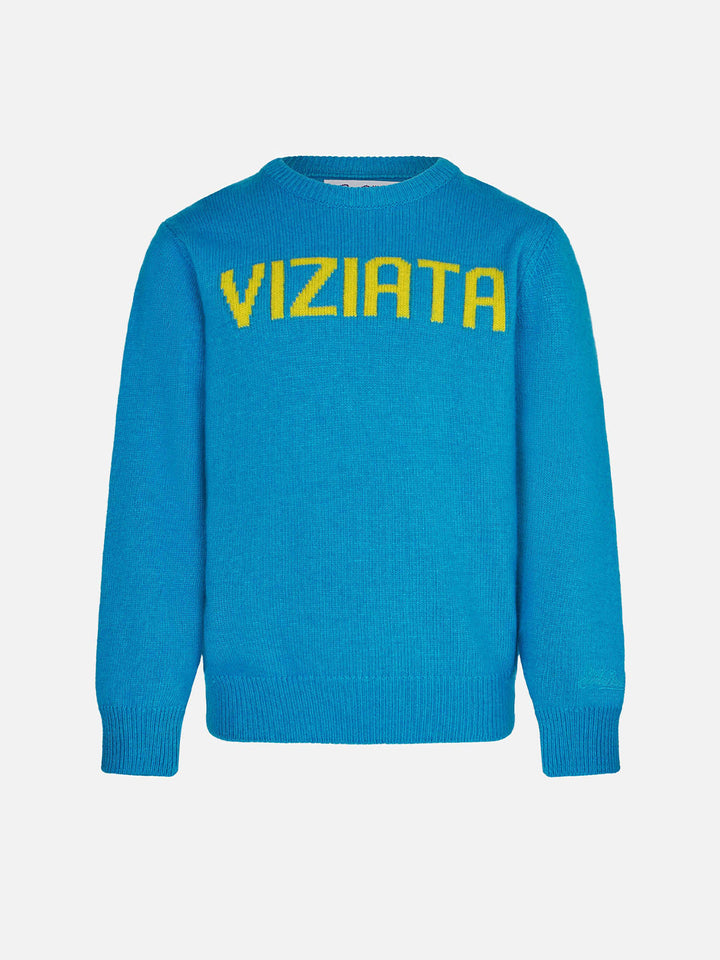Maglione da bambina stampa Viziata
