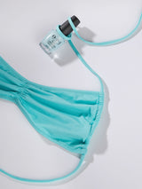 Bikini da donna a fascia verde acqua