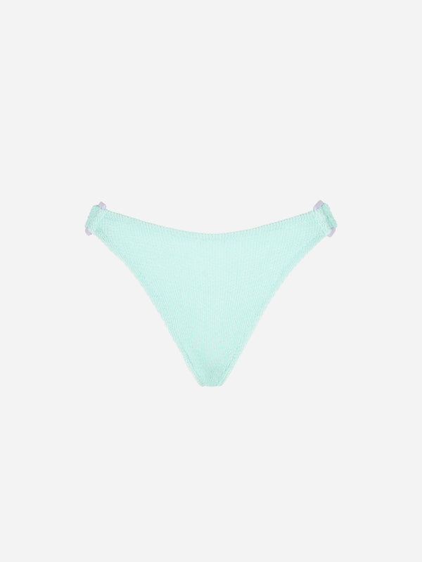 Crinkle pastel swim briefs