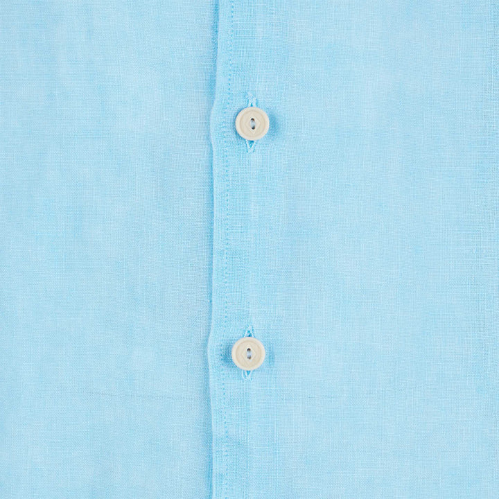 Water color light blue kid linen shirt Agnes