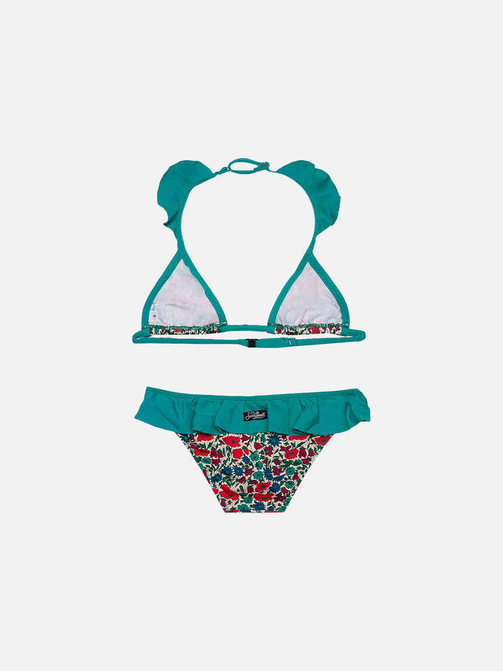 Girl triangle bikini  | Made with Liberty fabric